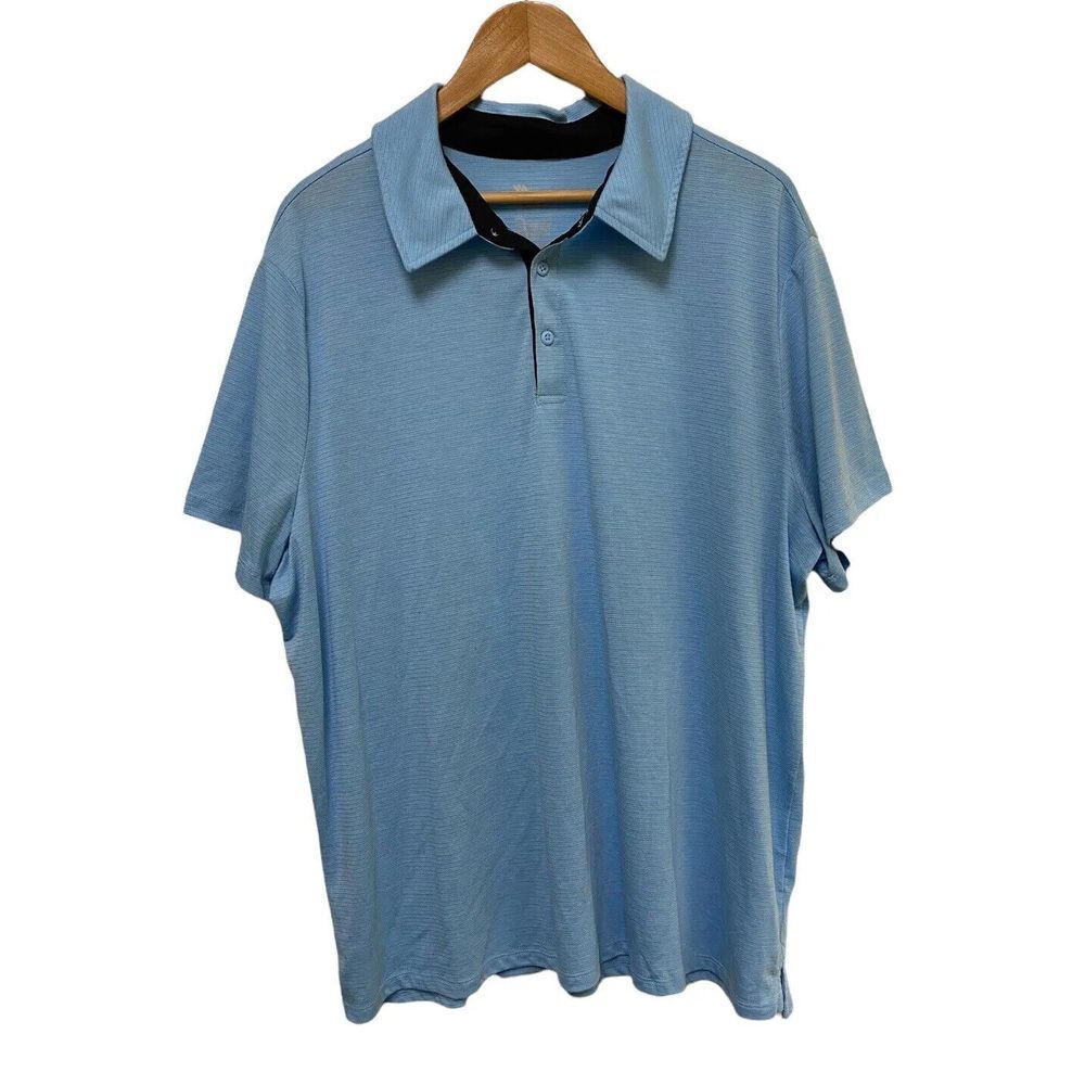 Target All in Motion Men's‎ Short Sleeve Polo Light Blue Size XXL